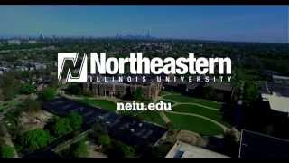 Aerial View of Northeastern Illinois Universitys Main Campus [upl. by Holbrook]