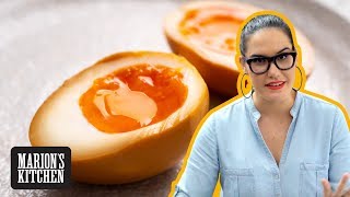 How To Make Soy Sauce Eggs  Marions Kitchen [upl. by Aylatan]