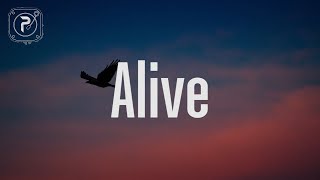 Sia  Alive Lyrics [upl. by Ebony73]