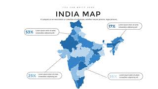 India PowerPoint Maps Templates for presentation [upl. by Seugirdor]