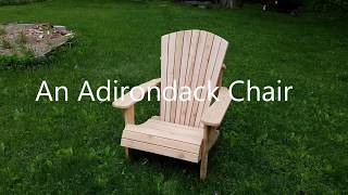 Deck Boards into an Adirondack Chair [upl. by Grondin]