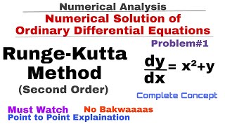 Numerical Solution of ODE by Runge  Kutta method of fourth order [upl. by Ailegra]