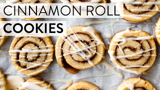 Cinnamon Roll Cookies  Sallys Baking Recipes [upl. by Enreval]