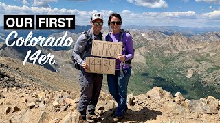 Summiting Colorados Tallest Mountain  Mount Elbert Southeast Ridge Trail [upl. by Jobyna]