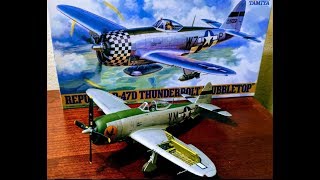 P47D Thunderbolt Tamiya 148  Full Build [upl. by Eniluap]