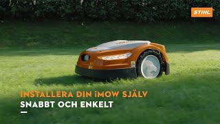 Steg för steg Installation av iMOW robotgräsklippare [upl. by Mario871]