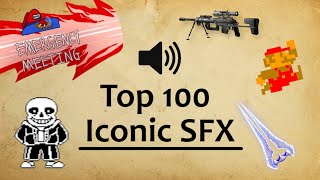 100 Most Iconic Video Game Sound Effects 19802019 [upl. by Yhtak]