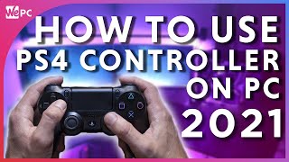 How to Use A PS4 Controller on PC Wired and Wirelessly 2021 [upl. by Eusadnilem688]