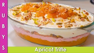 Apricot Trifle Khubani ka Meetha Recipe in Urdu Hindi  RKK [upl. by Jacobah]