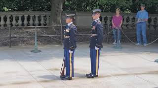 The Changing of the Guard at Arlington National Cemetery 💗 [upl. by Philana]