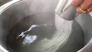 Thai Rice Flour Noodles Recipe [upl. by Dryfoos]