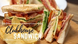 How To Make Clubhouse Sandwich At Home  Sandwich Recipes [upl. by Pisano]