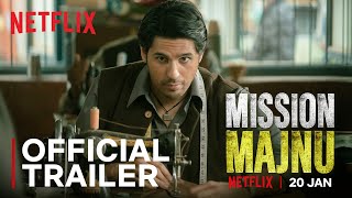 Mission Majnu  Sidharth Malhotra Rashmika Mandanna  Official Trailer  Netflix India [upl. by Conard]