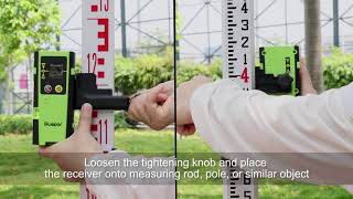 How To Use Huepar Laser Level ReceiverDetector LR6R [upl. by Sinclair]