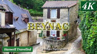 BeynacetCazenac Old Stone Hill Town on Dordogne River  Bucket List France 4K [upl. by Pollerd]