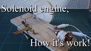 Comment fonctionne un solénoïde moteur V1  How works a solenoid engine [upl. by Nye]