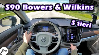 2021 Volvo S90 – Bowers and Wilkins Sound System Review [upl. by Arnon]