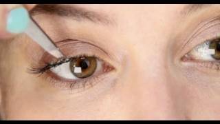 Lisa Eldridge  How To Apply Individual False Eyelashes Tutorial [upl. by Ailehpo]