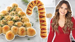 The PERFECT Holiday Pizza Recipes PullApart  Baking Basics [upl. by Ennoira955]