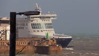 Ferry DoverCalais STORM [upl. by Mcquillin]