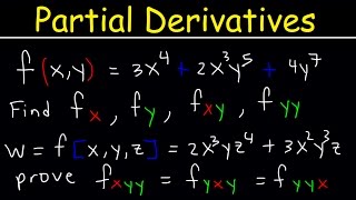 Partial Derivatives  Multivariable Calculus [upl. by Aneelehs307]