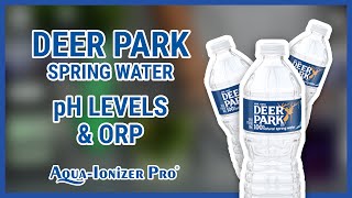 Deer Park Spring Water pH amp Antioxidant ORP Test  Bottled Water Review [upl. by Jahncke649]