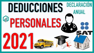 Deducciones Personales para 2021  Declaración Anual 2020 [upl. by Terence]