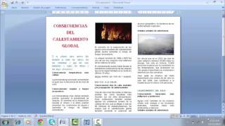 ¿COMO CREAR UN TRIPTICO EN WORD [upl. by Olmstead]