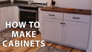 How to Make DIY Kitchen Cabinets [upl. by Parik]