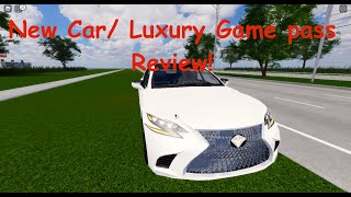 Pembroke Pines Fl Roblox l New Car amp Luxury GamePass review [upl. by Harod]