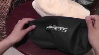 TempurPedic Travel Memory Neck Pillow Review [upl. by Longfellow]