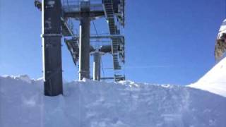 world scariest chair lift Val dIsere France [upl. by Jamnis]