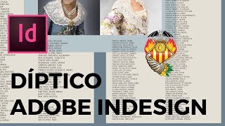 MAQUETACIÓN DÍPTICO  ADOBE INDESIGN TUTORIAL [upl. by Dotti]