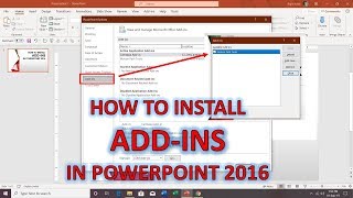 How to Install AddIns in Microsoft PowerPoint Tutorial [upl. by Maje948]