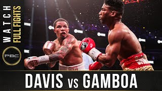 Davis vs Gamboa FULL FIGHT December 28 2019  PBC on Showtime [upl. by Duffie206]