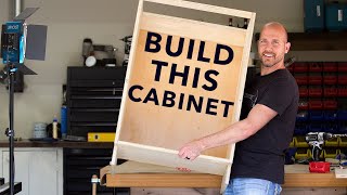 Cabinet Making for Beginners  First Attempt [upl. by Arihsan]