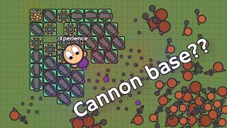 Zombsio  CANNONONLY BASE  4 PLAYERS AFK [upl. by Anniahs]