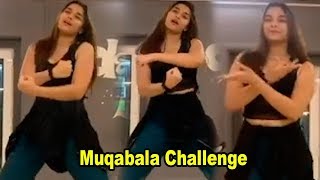 Salman Khan’s CoStar Saiee Manjrekar Takes Up MUQABALA CHALLENGE  Street Dancer 3D [upl. by Waechter]