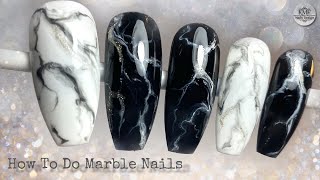 How to do Easy MARBLE NAILS Design 👌  KMF Nails Design [upl. by Notnef272]