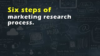 Six steps of marketing research process [upl. by Iramohs]