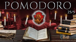 GRYFFINDOR 📚 POMODORO Study Session 255  Harry Potter Ambience 📚 Focus Relax amp Study in Hogwarts [upl. by Ardnajela189]