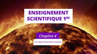 Le rayonnement solaire Enseignement scientifique 1re [upl. by Terb]