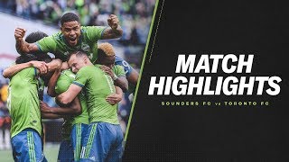 HIGHLIGHTS Seattle Sounders FC vs Toronto FC  November 10 2019 [upl. by Alegre]