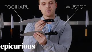 Knifemaker Explains The Difference Between Chefs Knives  Epicurious [upl. by Batruk]