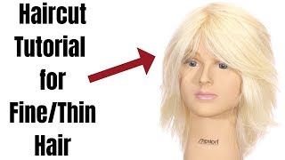 PERFECT Layers for Thin or Fine Hair  TheSalonGuy [upl. by Aleacem660]