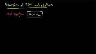 PDE 1  Introduction [upl. by Kellsie]