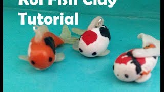 Polymer Clay Koi Fish Tutorial ❤ [upl. by Noiram]