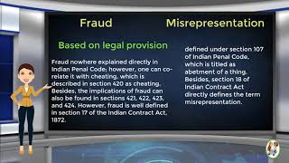 What is Difference Between Fraud amp Misrepresentation [upl. by Carly]