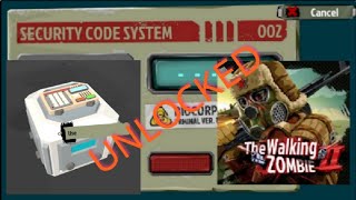 HOW TO UNLOCK BIOCORP SECURITY CODE SYSTEM 002  The laser weapon box  The Walking Zombie II [upl. by Netty]