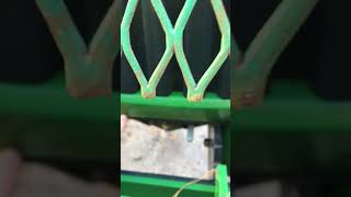 How to Open John Deere Tractor Hood [upl. by Aynatal]